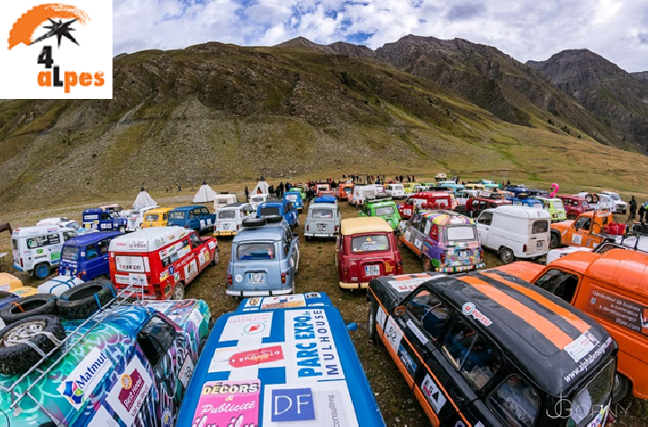 Raid 4L la grande traversée des Alpes 2027. 4alpes 2027. 12ème édition !