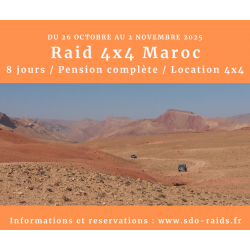 Raid 4X4 MAROC Riad 2025