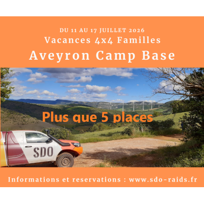 Vacances 4x4 Familles Aveyron 2026