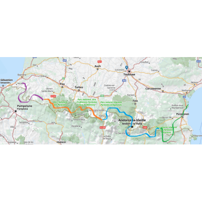Rallye touristique GT coupés sports / Road Trip / Autos Sportives / Mare a Mare Traversée des Pyrénées 2027 / France