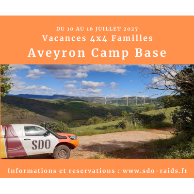 Vacances 4x4 Familles Aveyron 2027