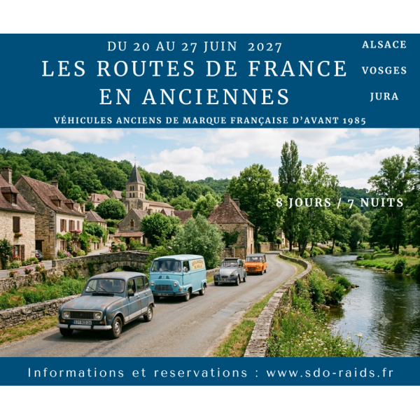 Les Routes de France en Anciennes / 2027 (Est)