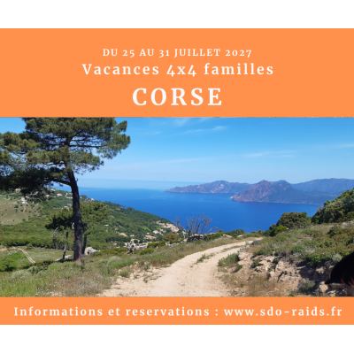 raid 4x4 corse familles juillet 2027