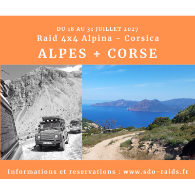 Raid 4x4 Alpina Corsica familles 2027