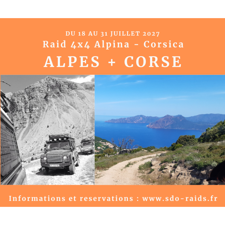 Raid 4x4 Alpina Corsica familles 2027