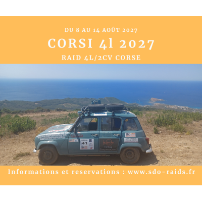 raid 4L en Corse  2027 avec SDO