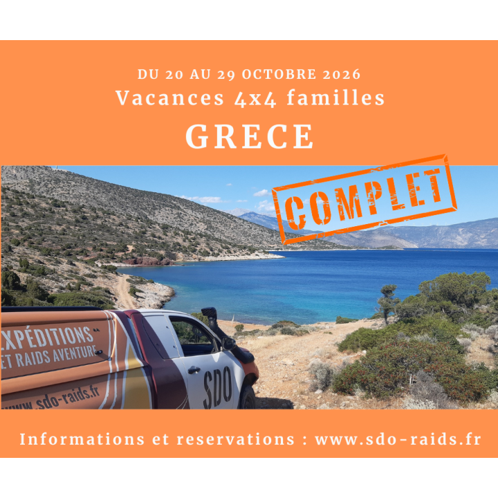 Voyage 4x4 Grèce 2026 / Raid 4x4 Grèce 2026